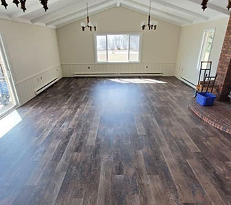 Hardwood flooring installation